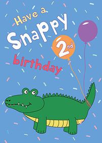 Tap to view A Snappy 2nd Birthday Card