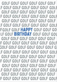 Tap to view Mad About Golf Birthday Card