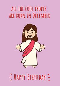 Tap to view Cool People are Born in December Birthday Card
