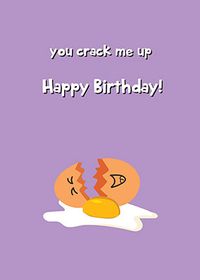 Tap to view Crack Me Up Birthday Card