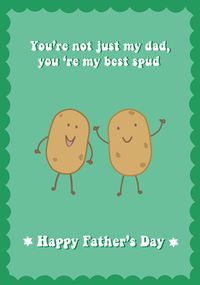 Best Spud Father's Day Card