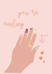 Tap to view You're Nailing It Thinking of You Card