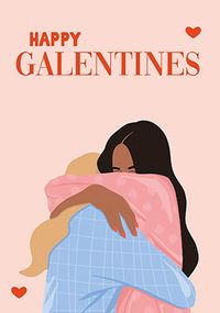 Galentine's Day Hug Card