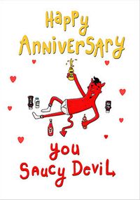 Tap to view Saucy Devil Anniversary Card