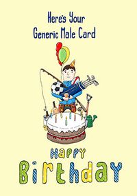Tap to view Generic Male Birthday Card