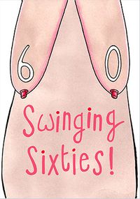 Tap to view Swinging Sixties Birthday Card