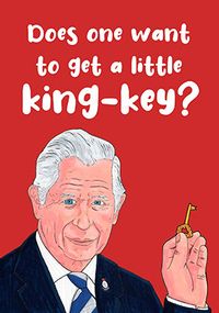 King-key Valentines Day Card