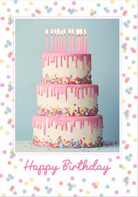 Tap to view Confetti Cake Birthday Card