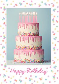 Tap to view Confetti Cake Birthday Card