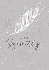 Tap to view Feather Sympathy Card