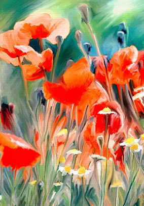 Poppies Card