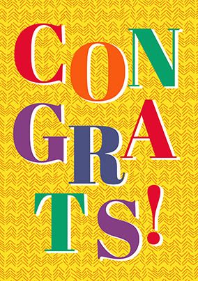 Text Congratulations Card