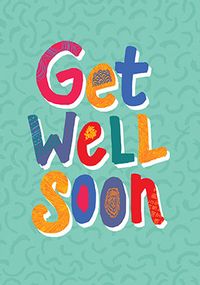 Text Get Well Soon Card