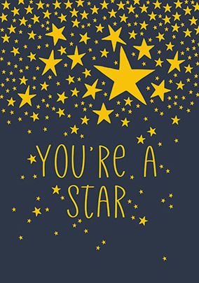 You're A Star Card