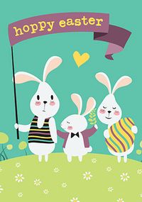 Tap to view Hoppy Easter Bunnies Card