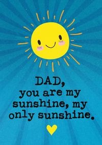 Tap to view Dad Sunshine Father's Day Card