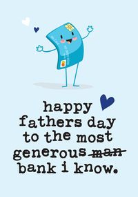 Tap to view Generous Bank Father's Day Card