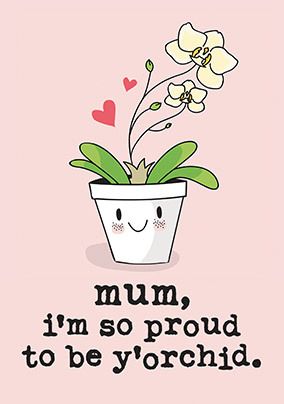 Y'orchid Mothers Day Card