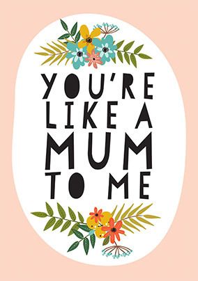 Like A Mum Mothers Day Card