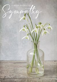 Snowbells - Sympathy Card