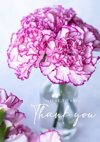 Pretty Flowers - Thank You Card