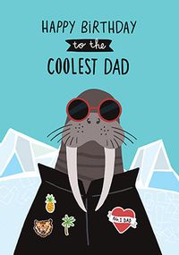 Coolest Dad Birthday Card