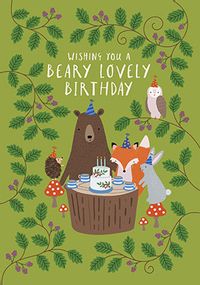 Tap to view Beary Lovely Birthday Card