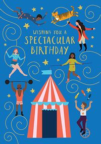 Tap to view Circus  Children's Birthday Card
