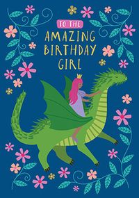 Amazing Birthday Girl Card