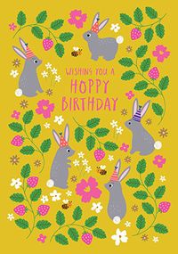 Tap to view Hoppy Birthday Children's Birthday Card