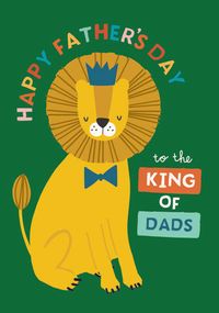 Lion King of Dads Father's Day Card