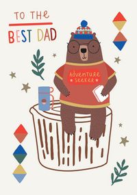 Best Dad Bear Father's day Card
