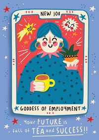 Tap to view Goddess Of Employment New Job Card