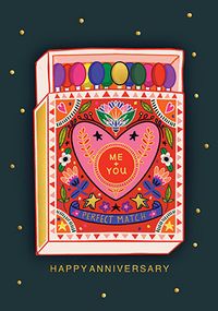 Tap to view Happy Anniversary Perfect Match Card