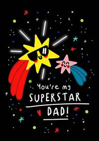 Tap to view My Superstar Dad Birthday Card