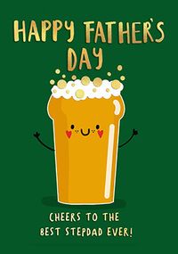 Tap to view Cheers to the Best Stepdad Father's Day Card