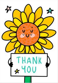 Tap to view Thank You Cute Flower Card