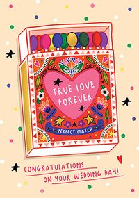 Tap to view True Love Forever Wedding Card
