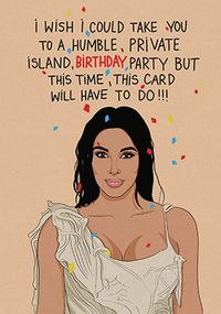 Tap to view Private Island Spoof Birthday Card