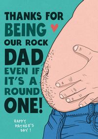 Rock Dad Father's Day Card
