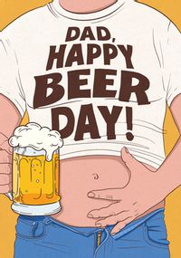 Tap to view Father's Day Happy Beer Card