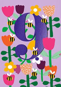 Tap to view 9th Birthday Flowers Card