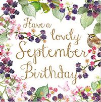 Tap to view September Berries Birthday Card