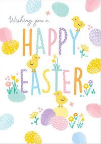 Tap to view Happy Easter Chicks and Egg Card