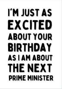 Tap to view Excited About Your Next Birthday Card