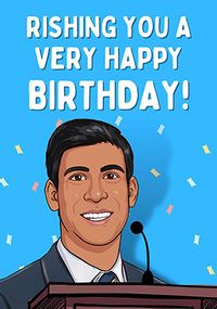 Tap to view Rishing You Happy Birthday Card