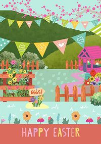 Tap to view Egg Hunt Garden Easter Card