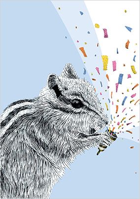 Chipmunk Birthday Card | Funky Pigeon