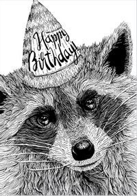 Tap to view Racoon Birthday Card