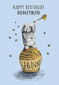 Honeybun Birthday Card